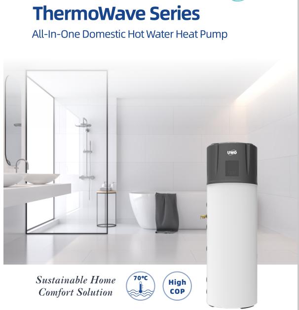 ThermoWave Series All-in-One Domestic Hot Water Heat Pump