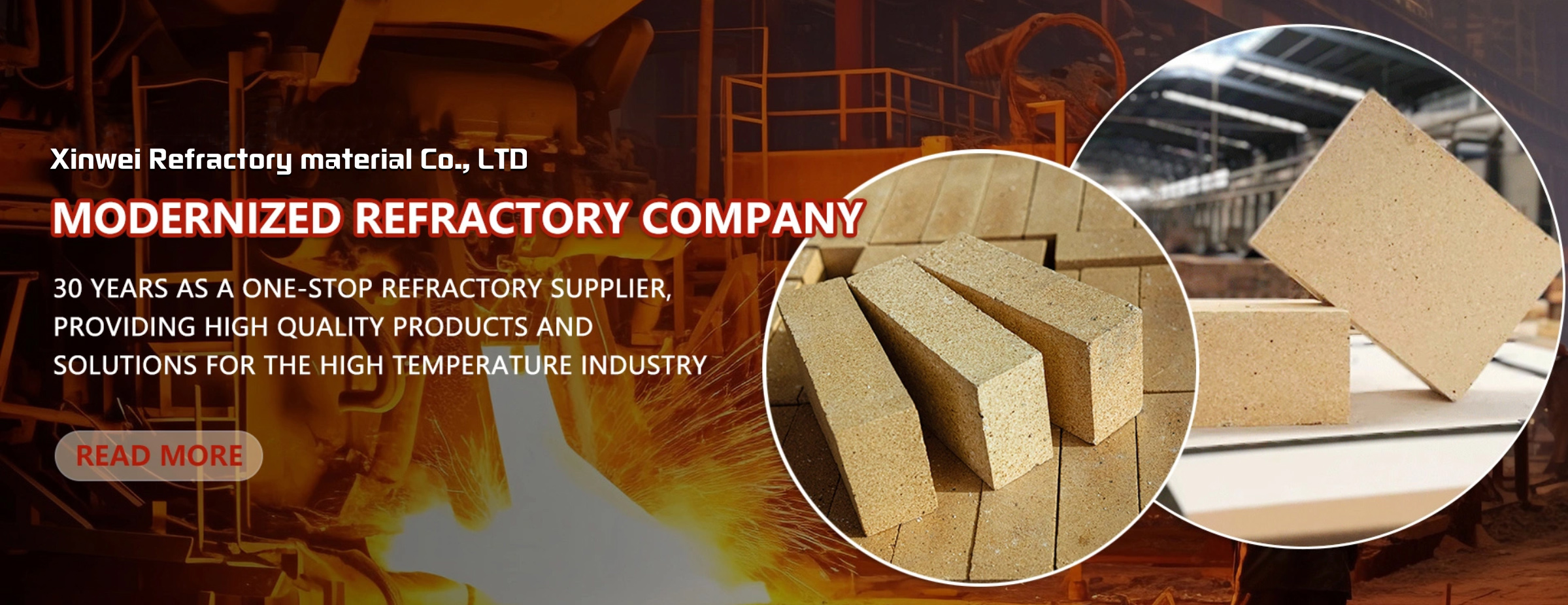 Modernized refractories enterprise, one-stop supplier of refractories