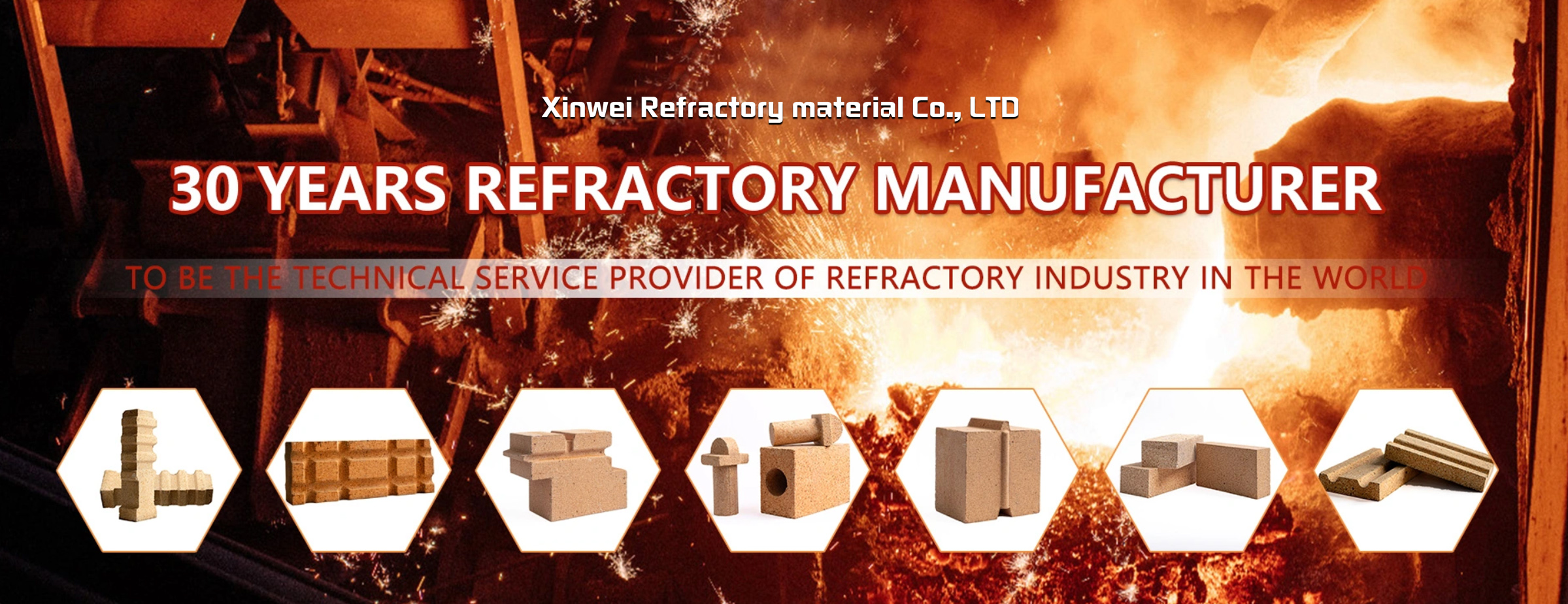 30 years refractory manufacturer, quality service is our mission!