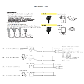 Crown AC Fan Power Wire