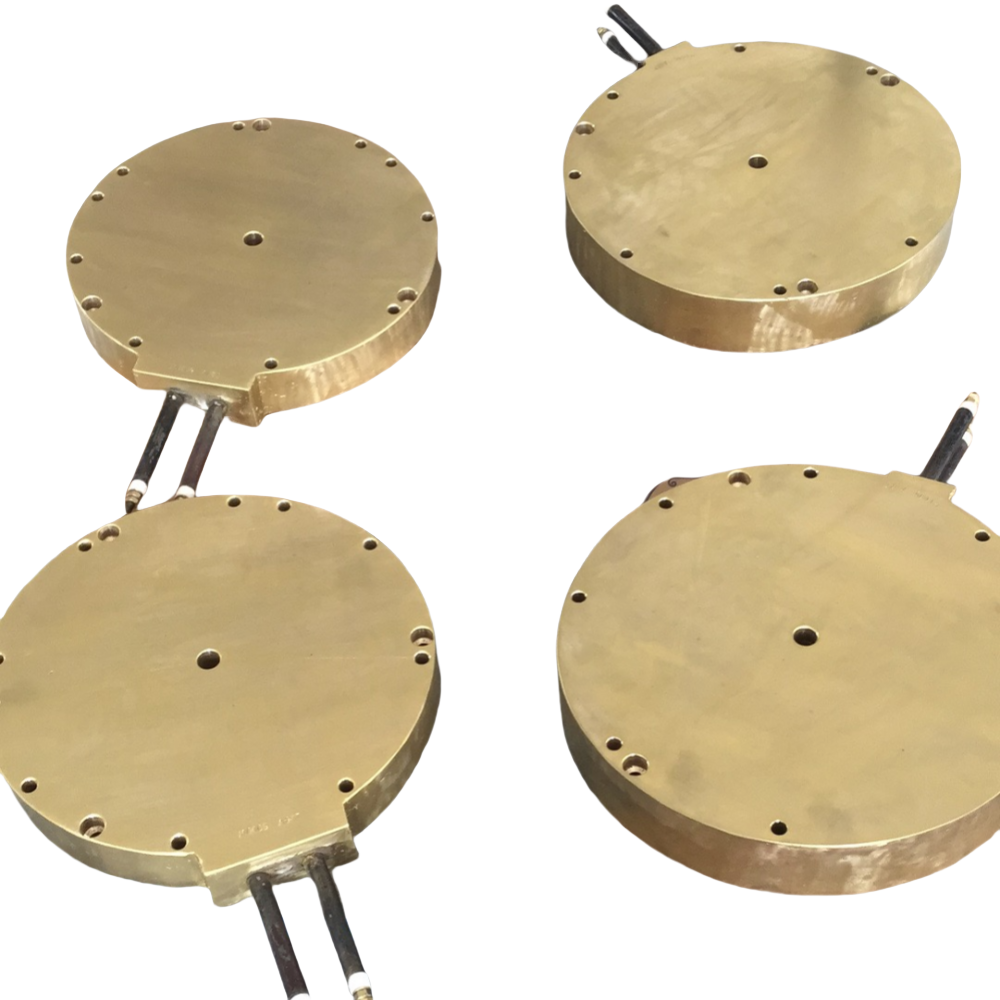 Cast copper electric heater