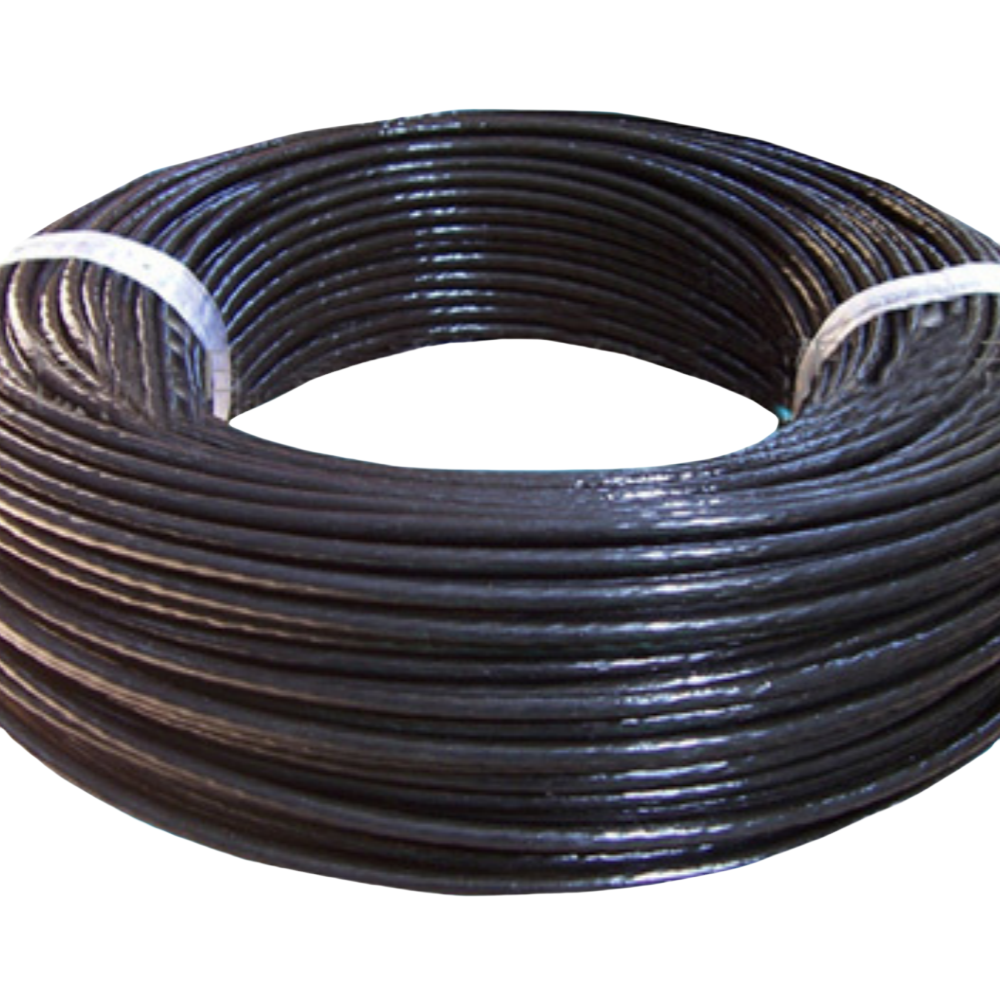 Black silicone rubber high temperature resistant cable