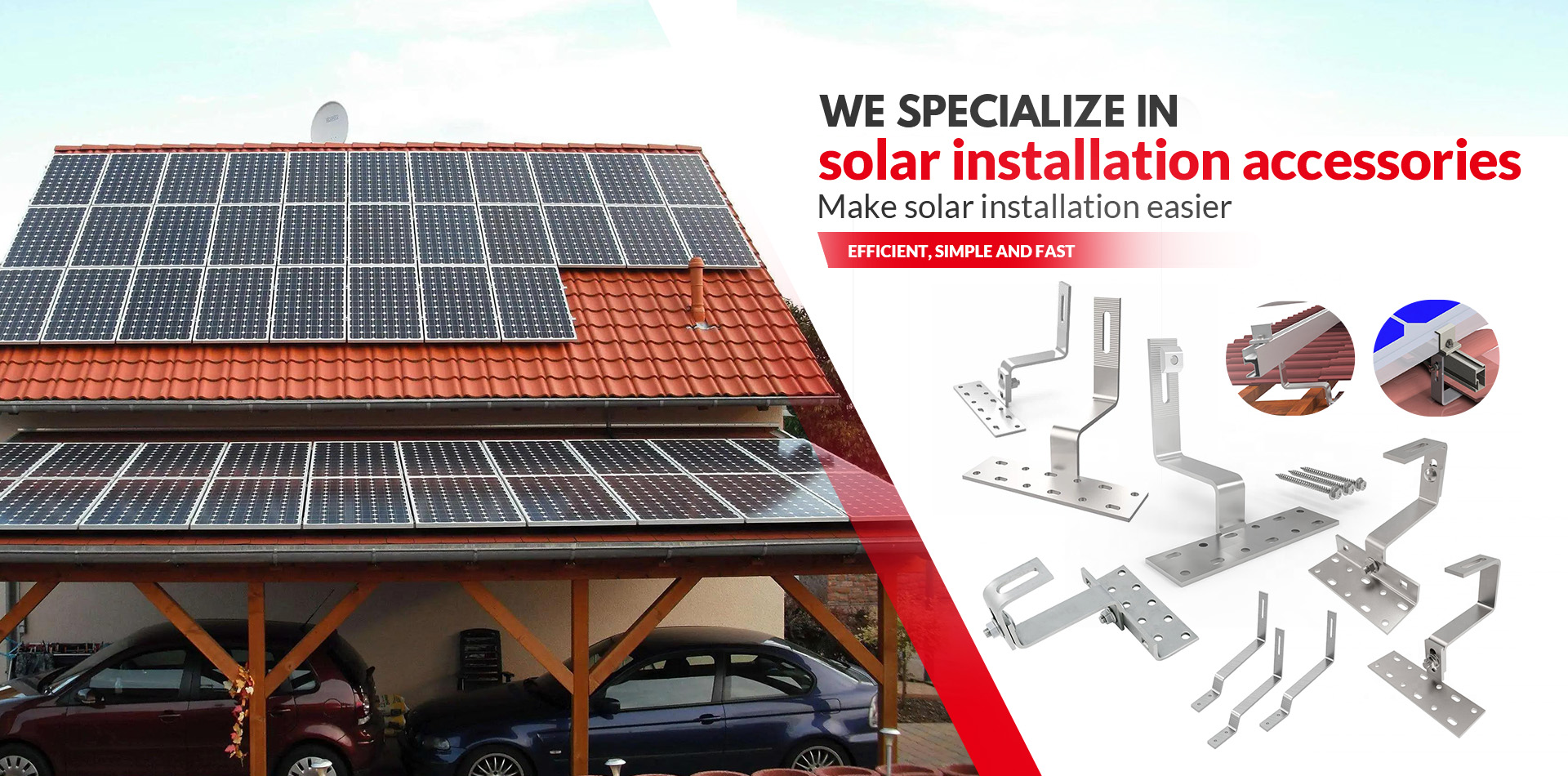 WE SPECIALIZE INsolar installation accessories