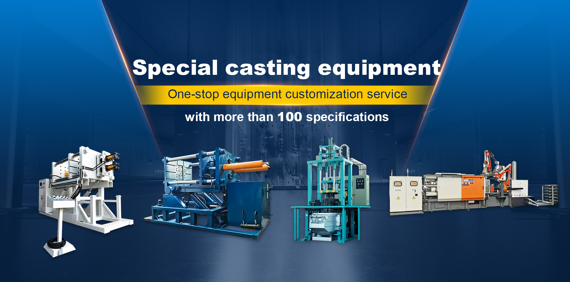 Gravity casting machine