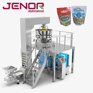 Máquina de embalaje de bolsas rotativas