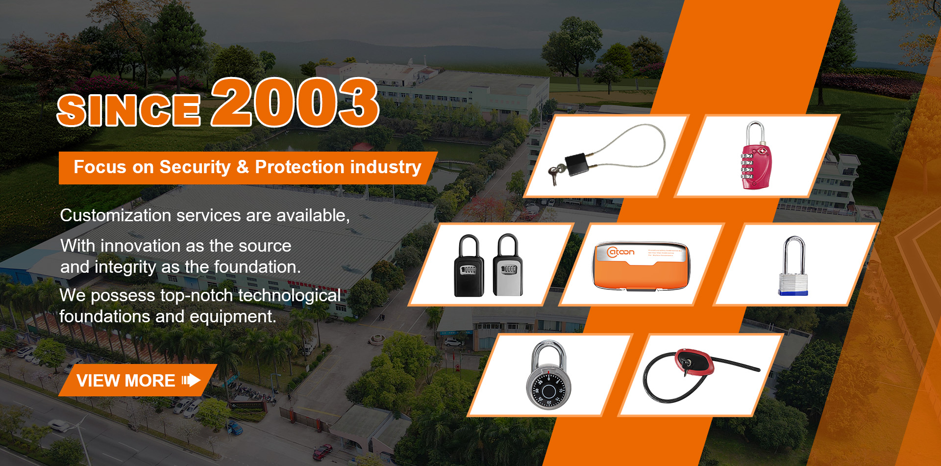 padlock manufacturing factory