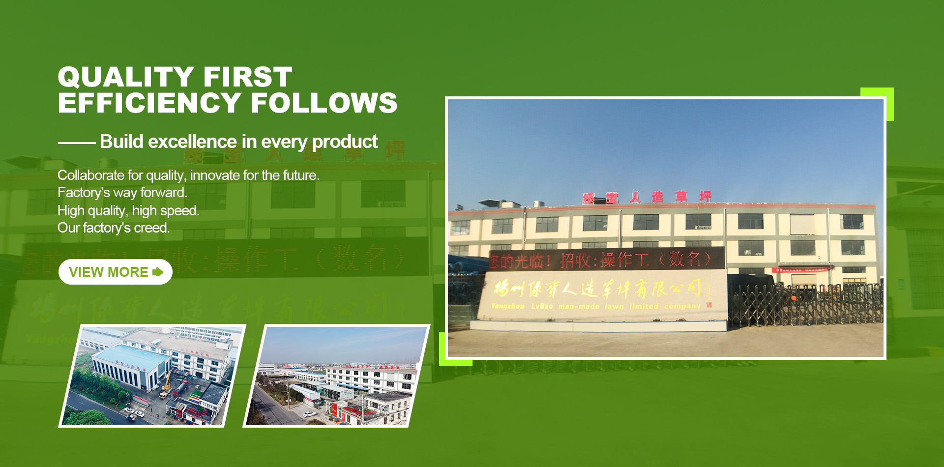 Yangzhou LVBAO Artificial Grass Co.,Ltd.