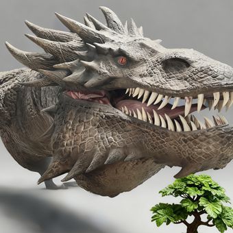 Аниматронный дракон