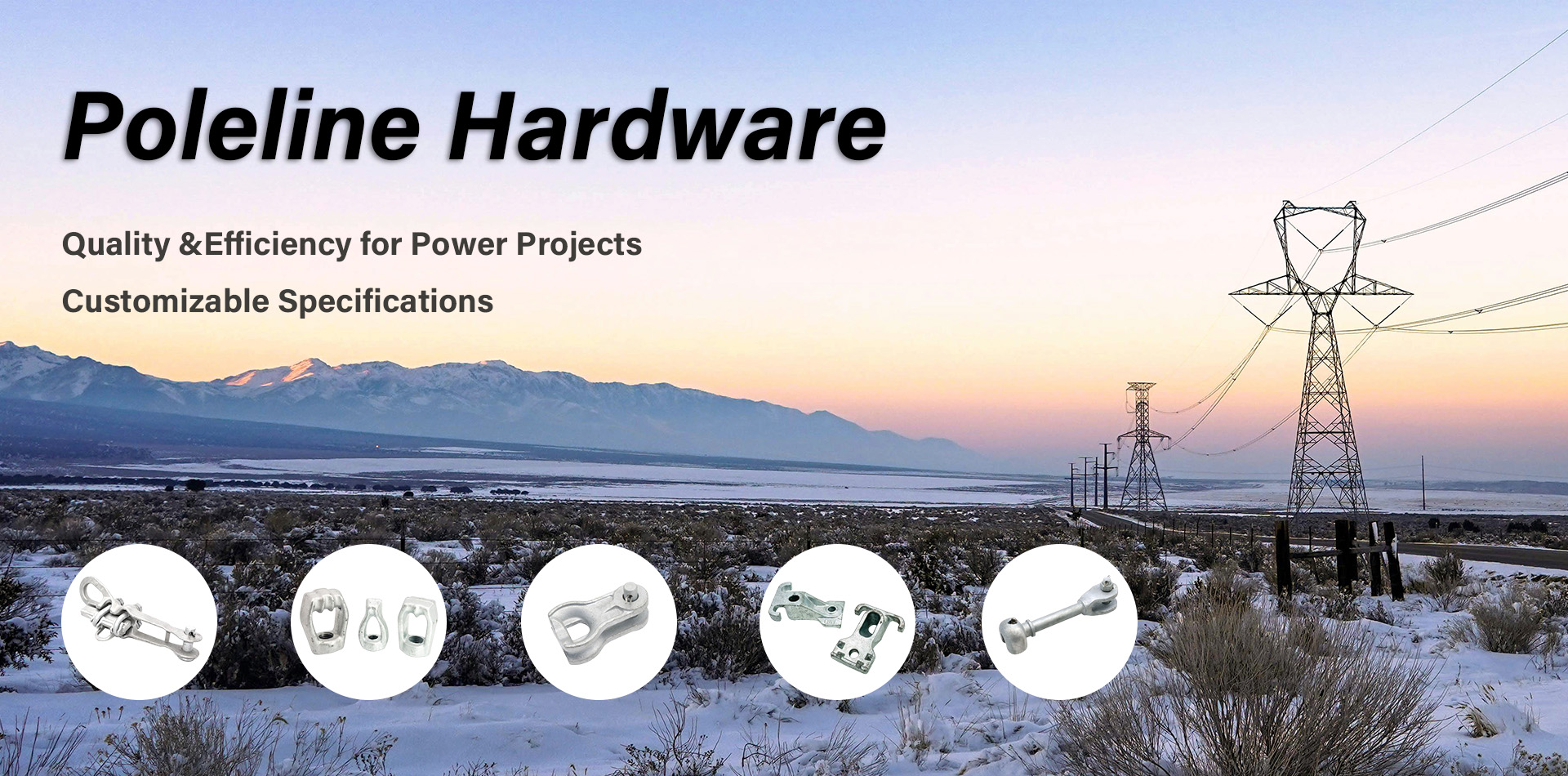 Utility Power Line Poleline Hardware
