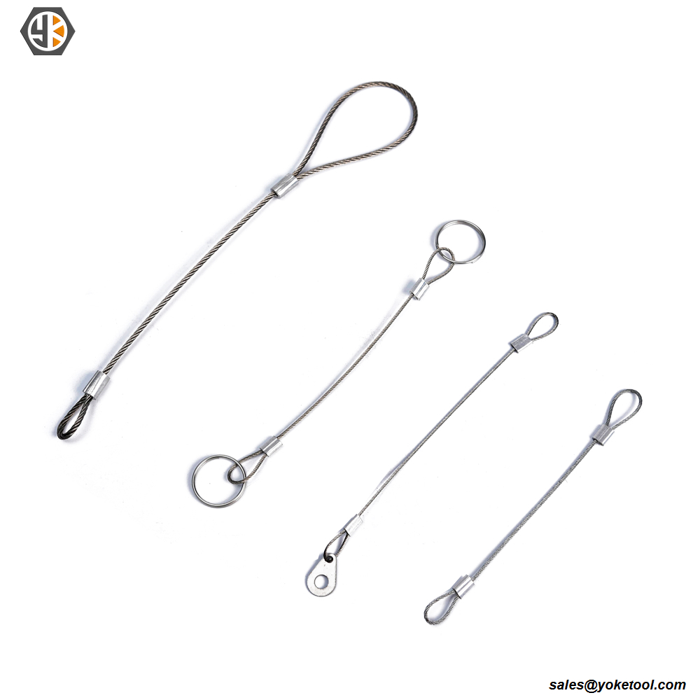 Loop-Tab Wire Rope Lanyards