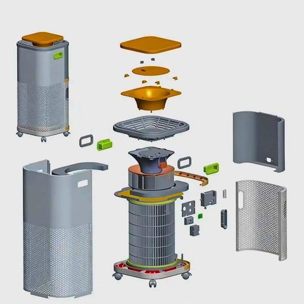 Precision injection molded housing molds