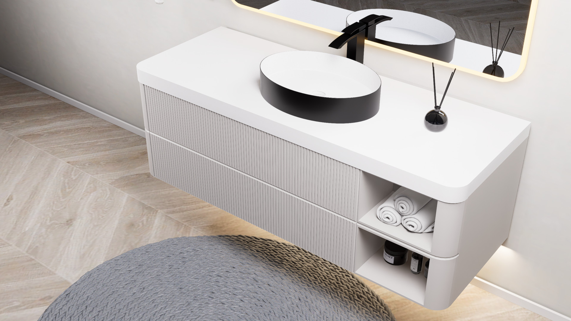 Solid Surface Vanity