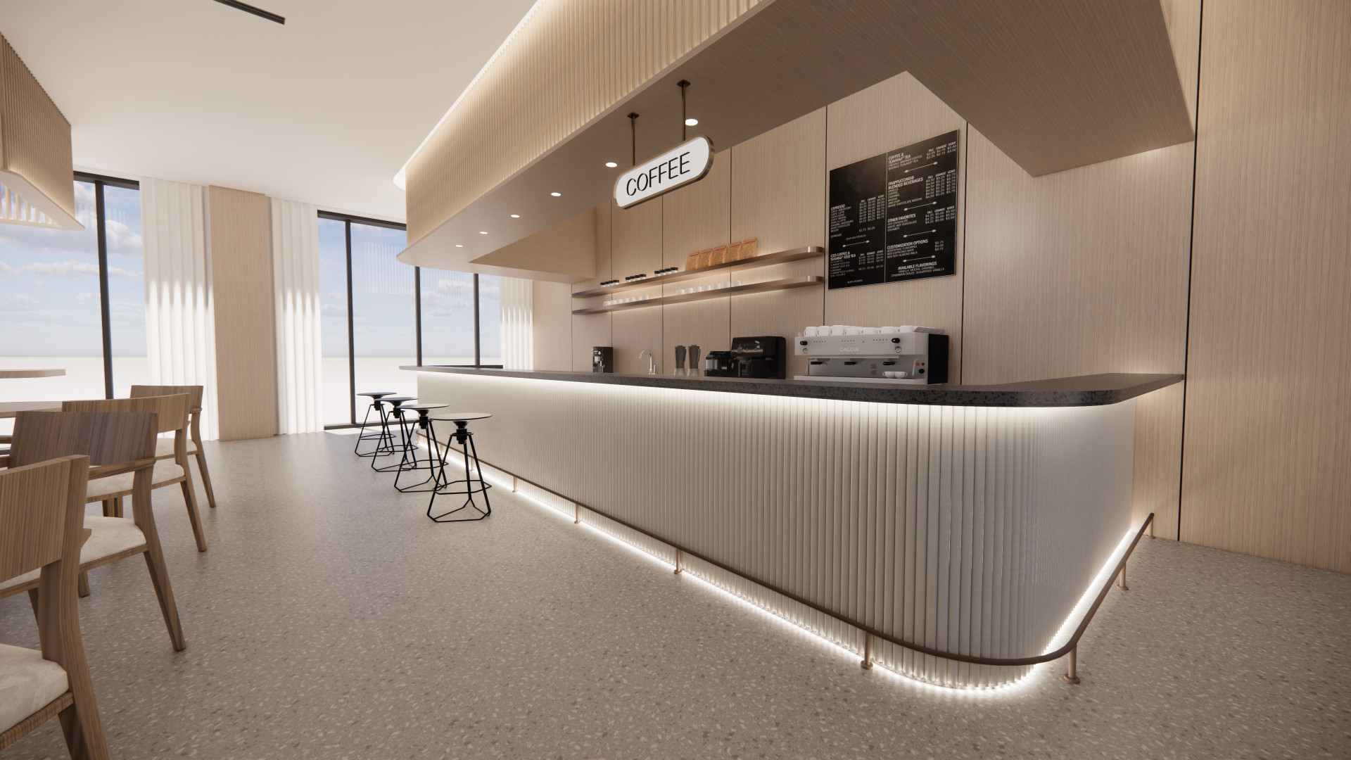 bar countertop