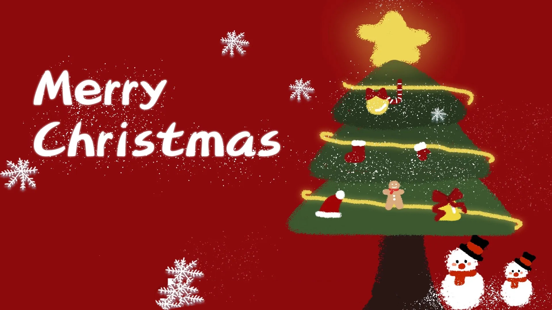 Santa Climbing Chimney