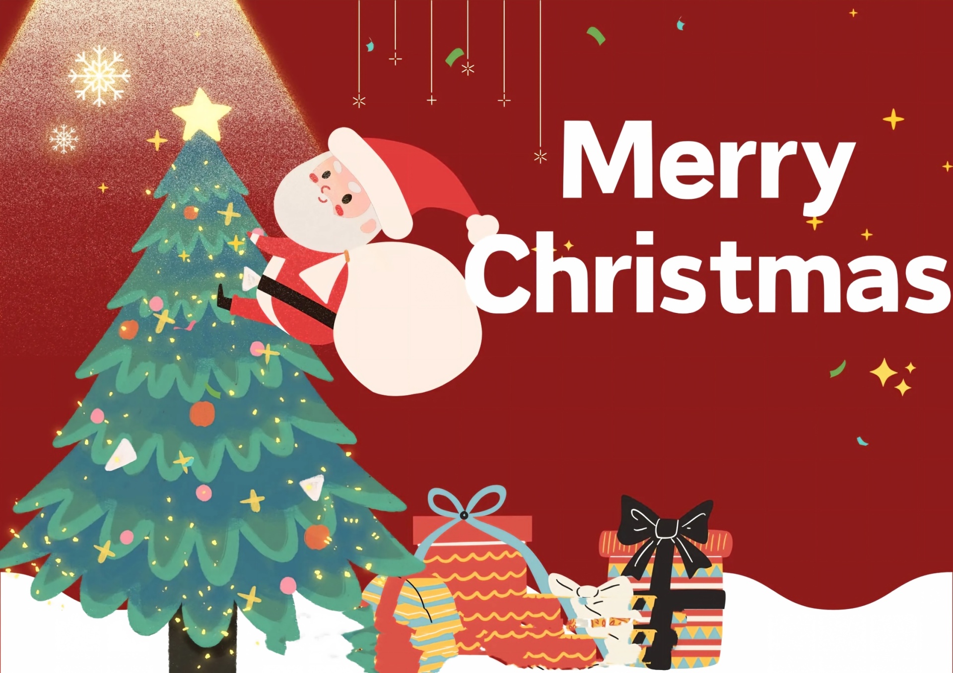 Handstand Santa Claus