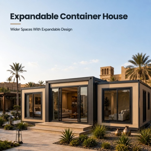 Casa de contenedores expandible