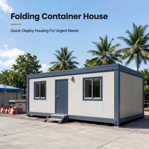 Casa de contenedores plegable