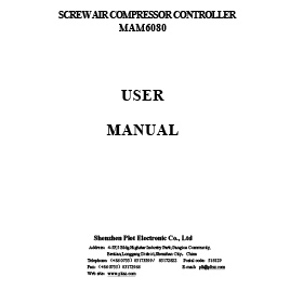 MAM-6080 MANUAL