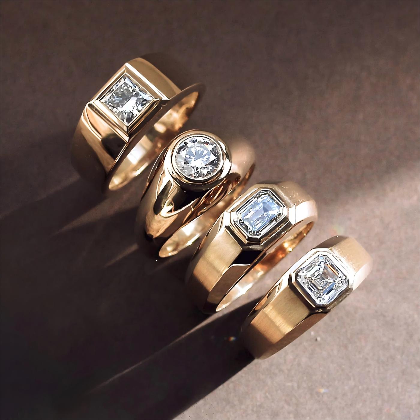 Discover Stunning Lab Grown Diamond Men's Rings Today!