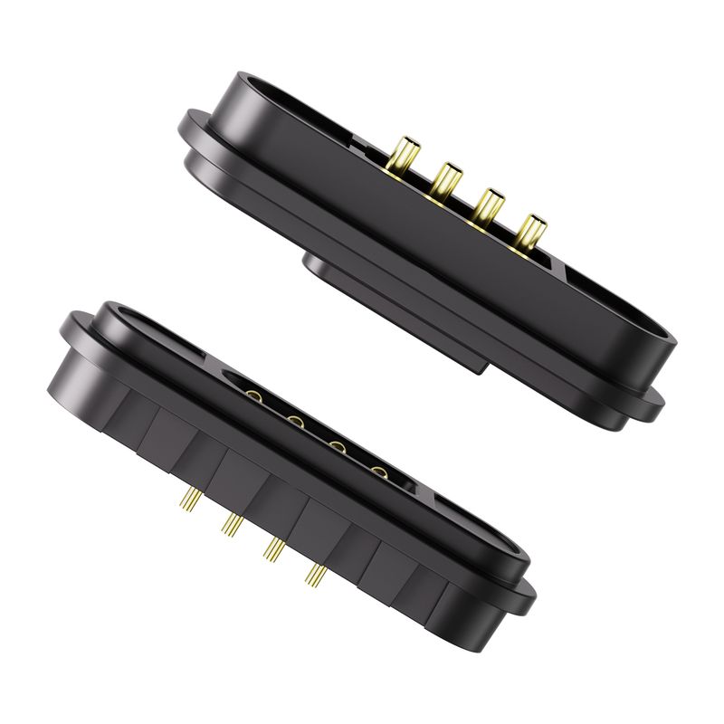 4P Magnetic Connector - Magnet Not Exposed - Male Connector-CPCX0065