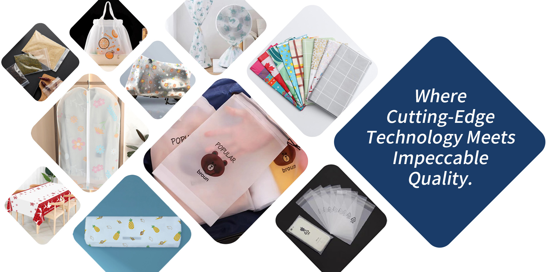 Highlights the dual strengths of tech and quality control.