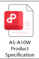 AS-A10W Product Specification