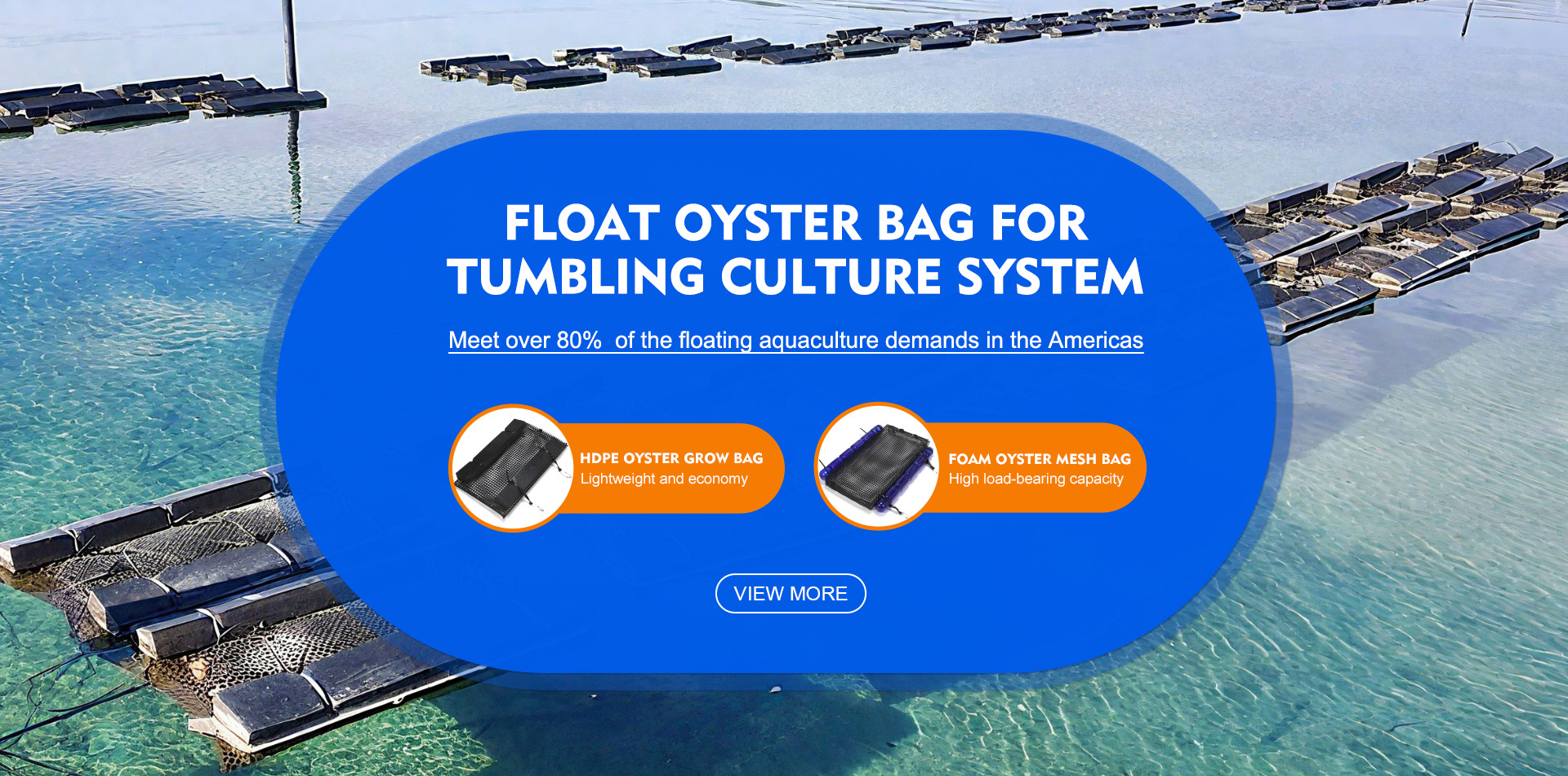 Float Oyster Bag for Tumbling Culture System