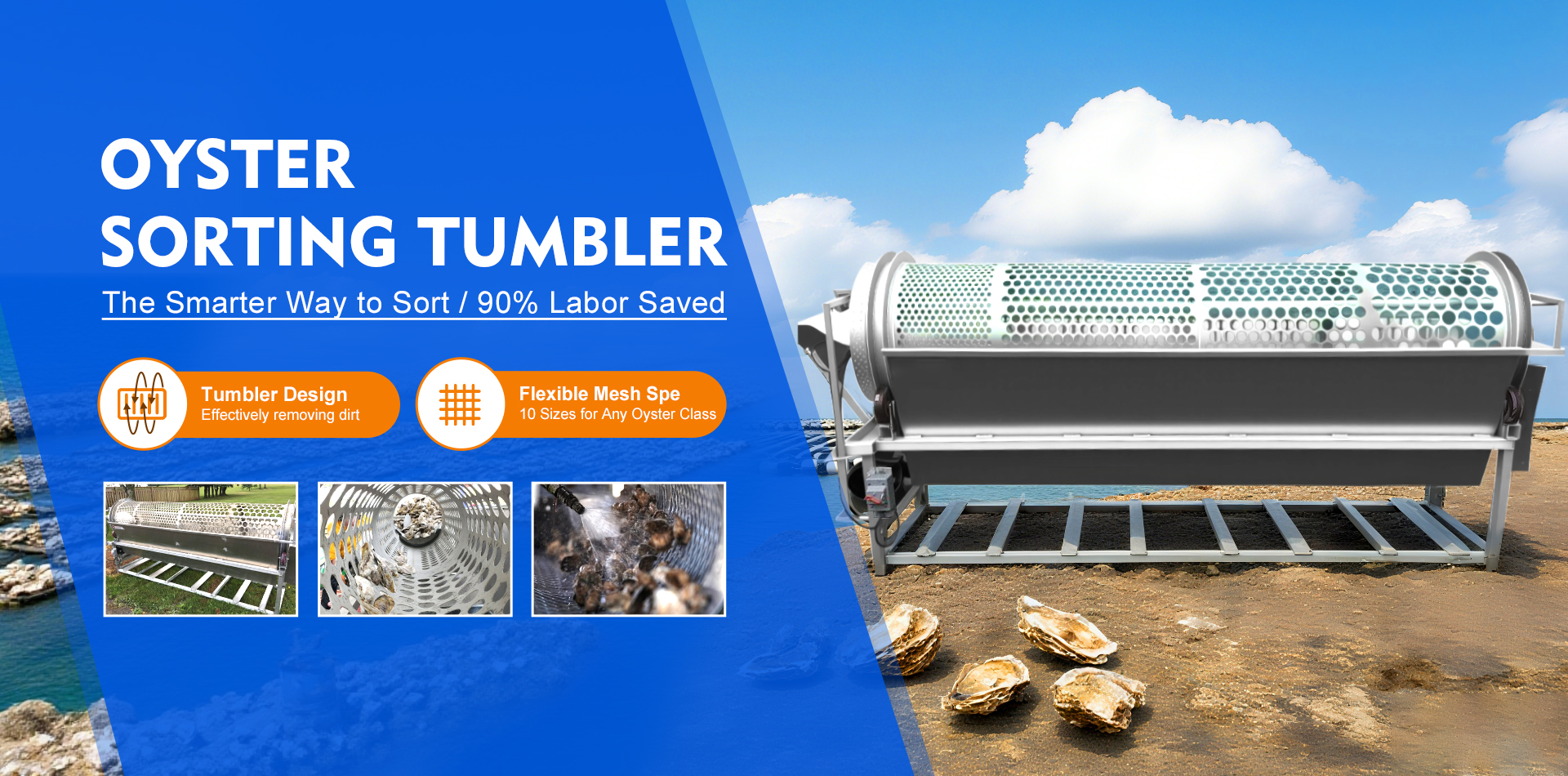 Oyster Sorting Thumbler