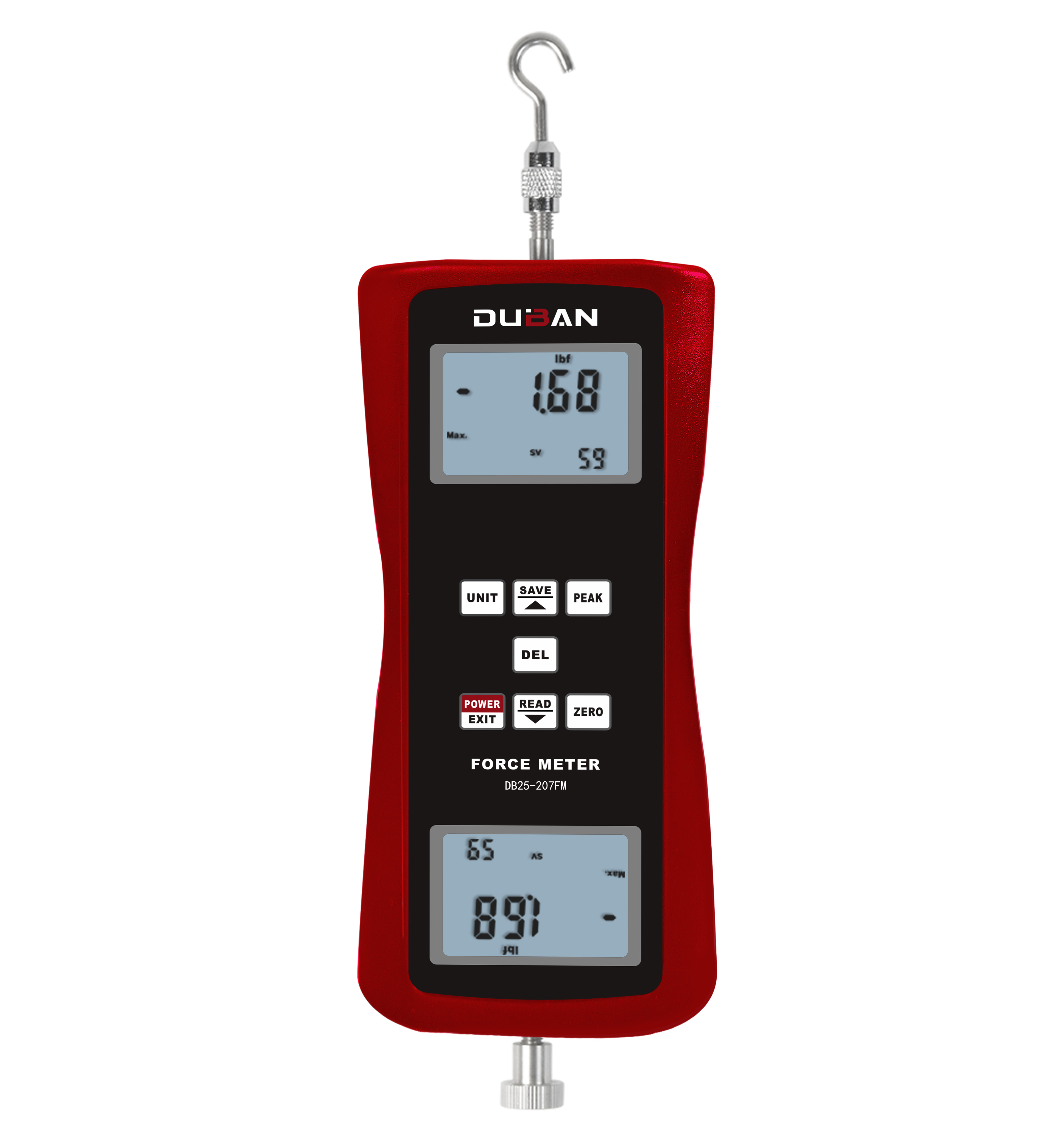 DB25-207FM-10N-500N pull and push gauge