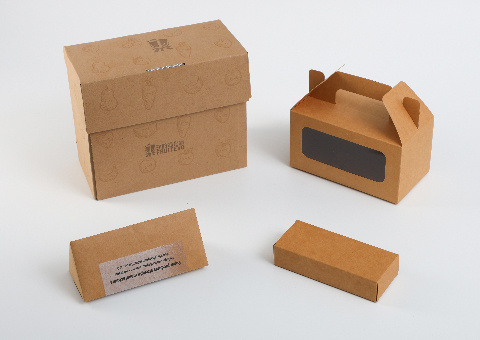 Boîte en papier kraft