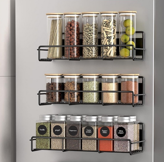 Discover Kun Changshun's Magnetic Storage Rack - Organize Your Kitchen!