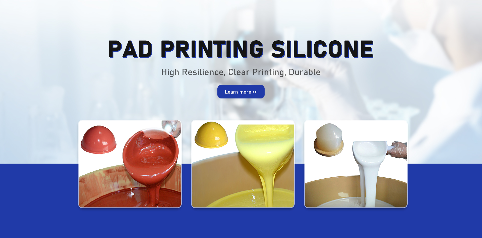 Pad printing silicone