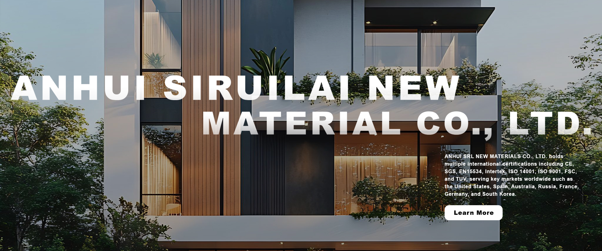 ANHUI SRL NEW MATERIALS CO., LTD.