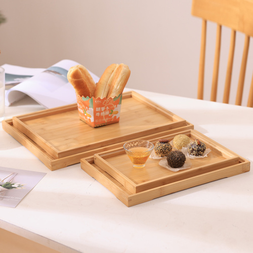 Стеллажи и лотки для хранения из бамбука и дерева