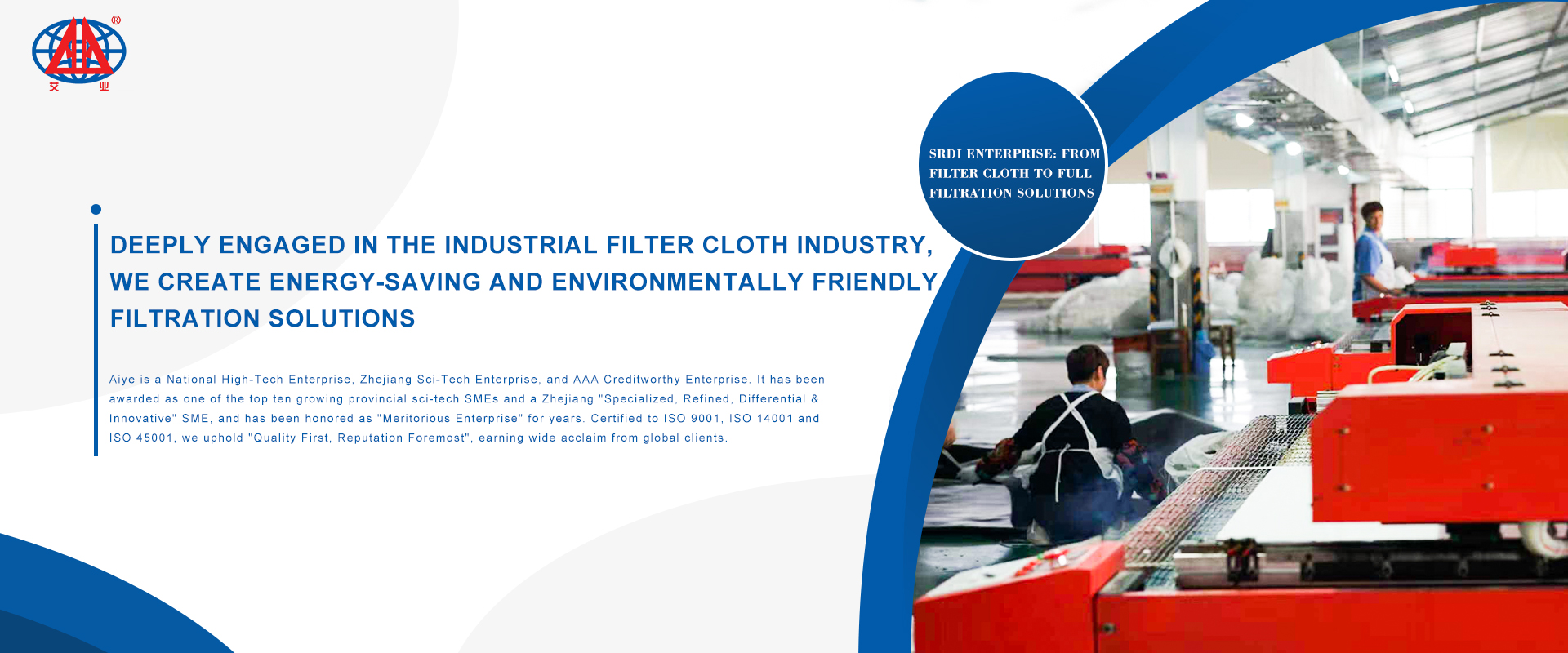 ZHEJIANG AIYE FILTERING CLOTH CO.,LTD