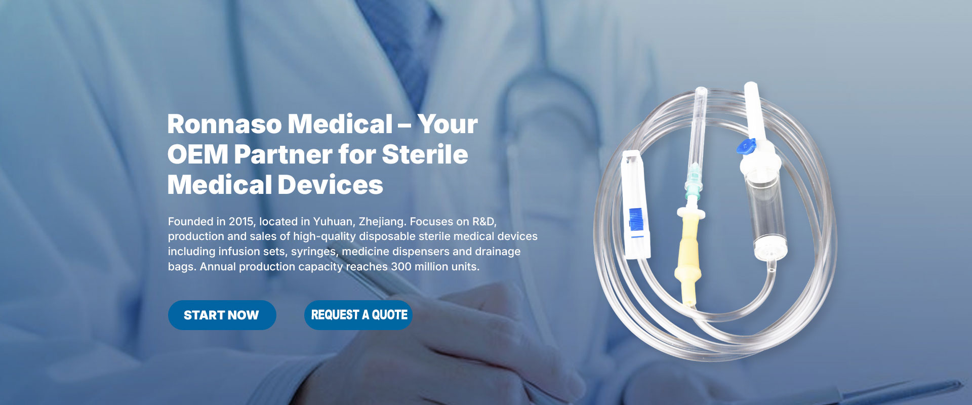 Latex Tubing Infusion Set