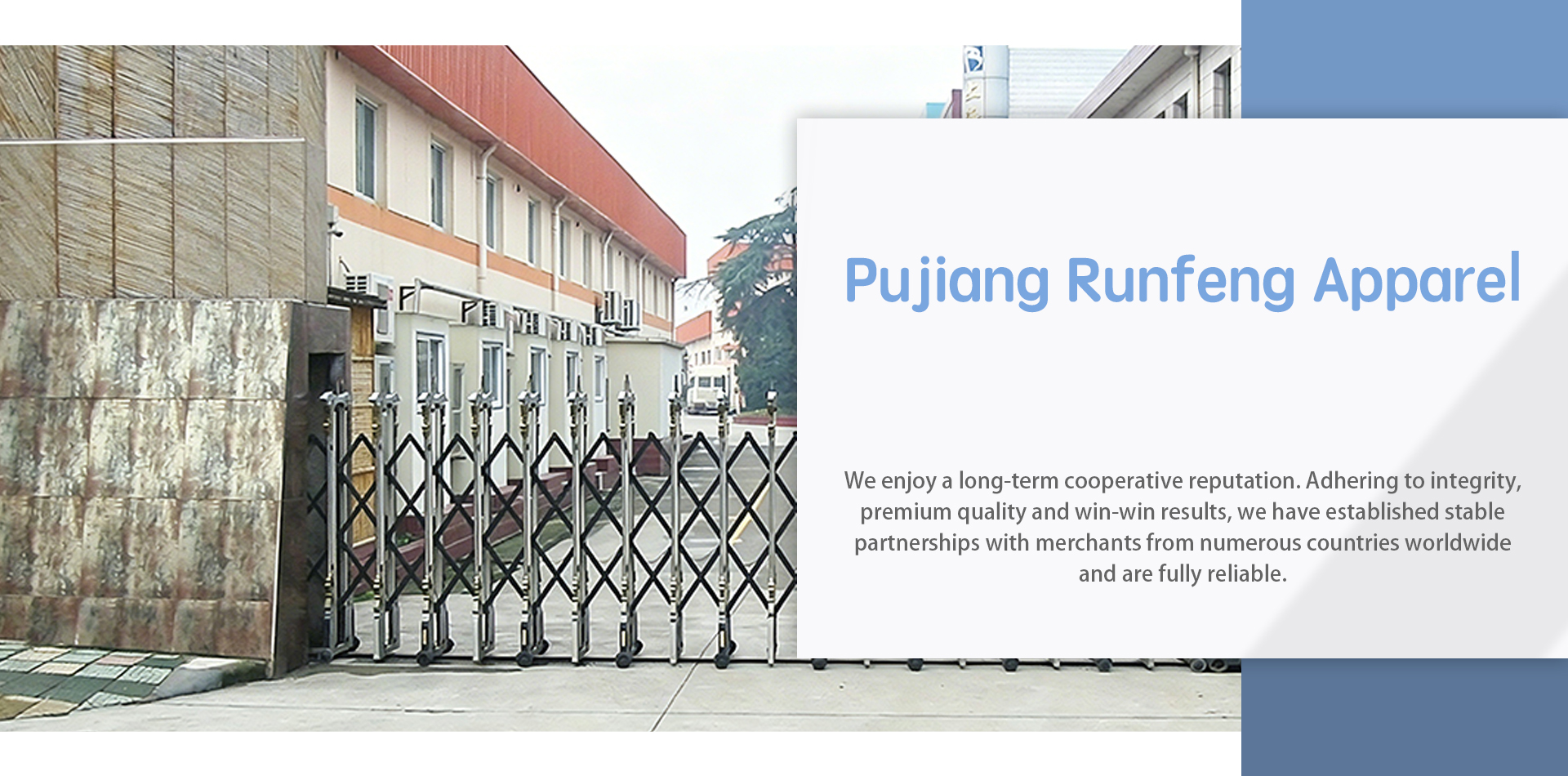 Pujiang Runfeng Apparel Co., Ltd.