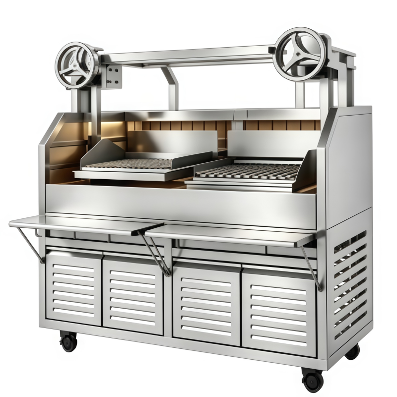 CH-1500 Argentinian Lift Charcoal Grill Charcoal/Fruit wood