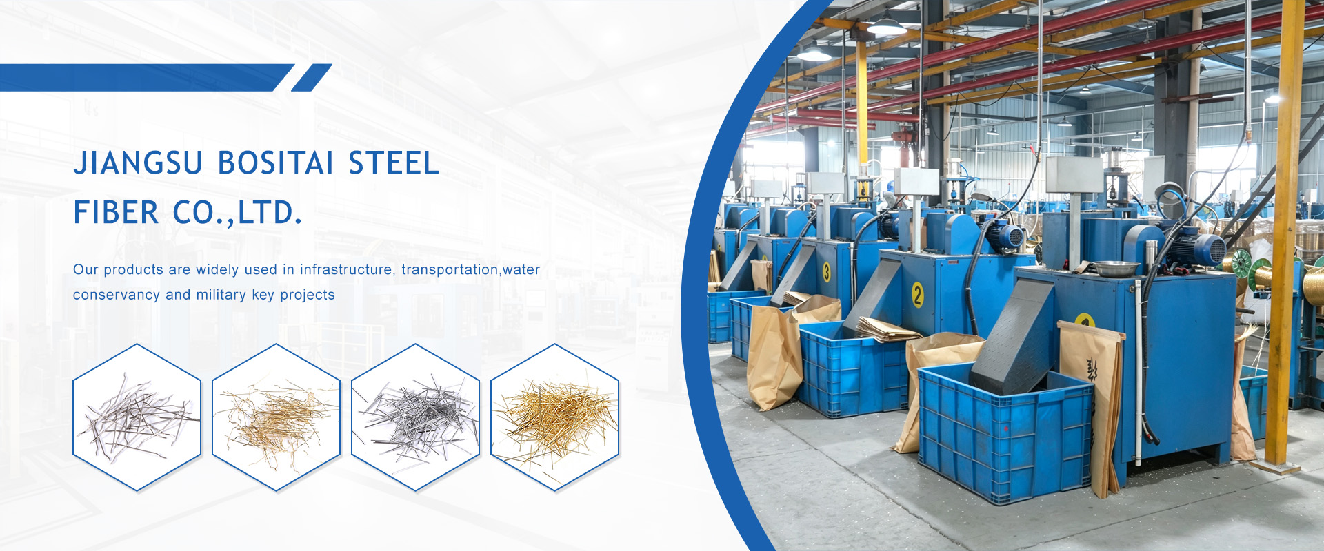 Jiangsu Bositai Steel Fiber Co.,Ltd.