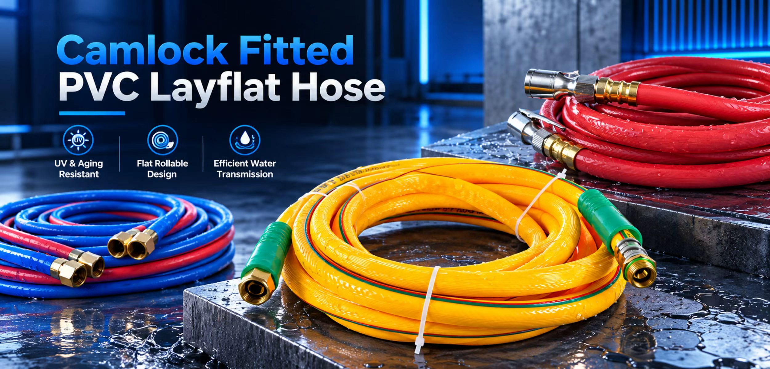 Flexible Garden Water Hose & PVC Fiber Reinforced Hose for Irrigation & Gardening