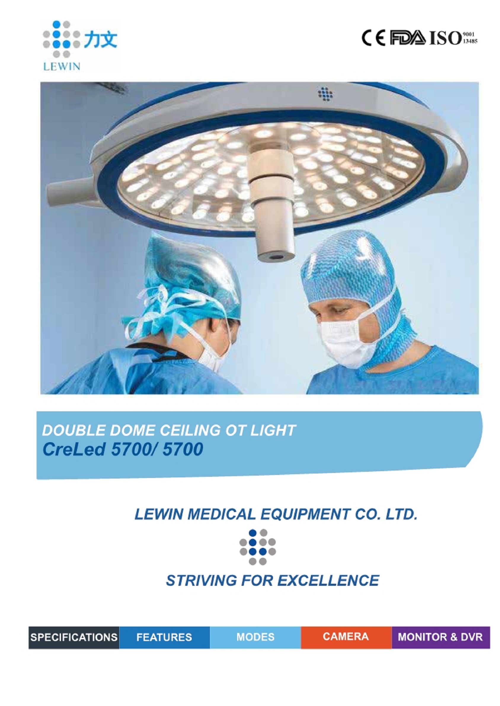 OT LIGHT CRELED 5700 5700 CATALOG