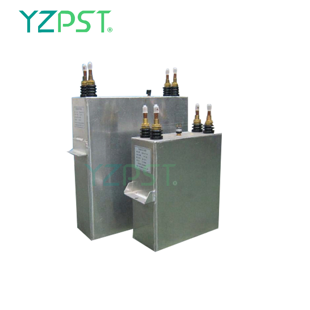 frequency water cooled DC filter power capacitor
