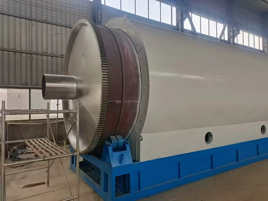 attchment of waste tyres pyrolysis machine