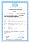 F1B/F1B-2 CE RoHS Certificate