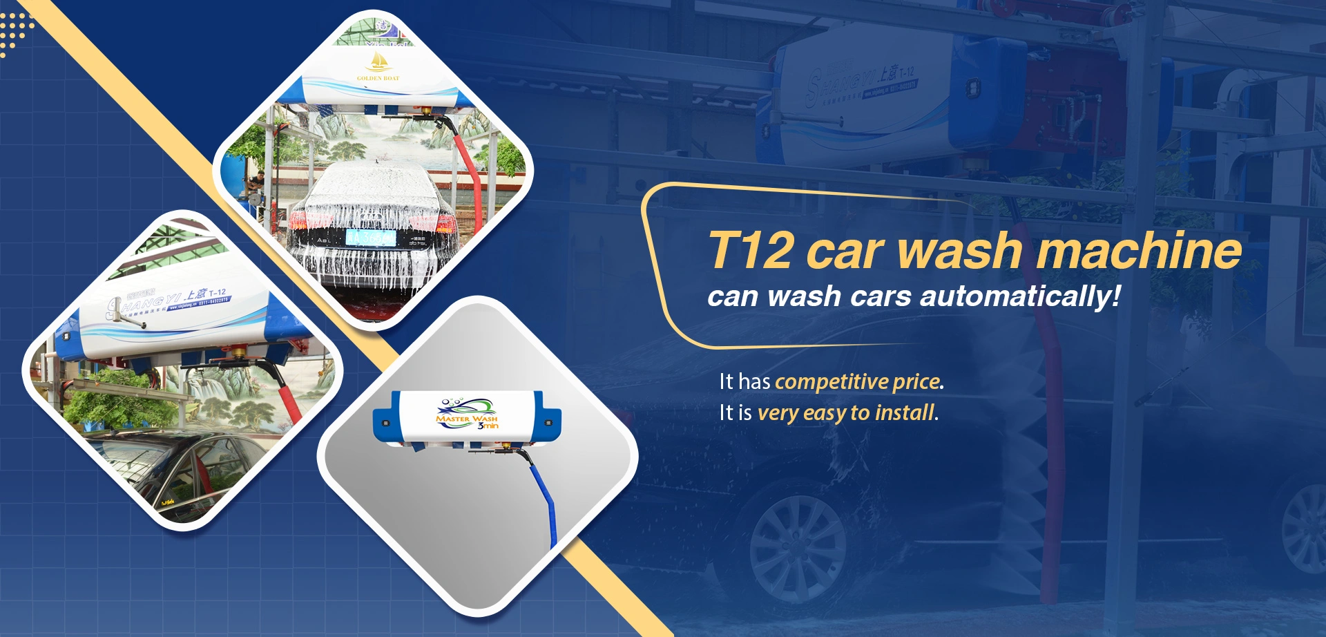 Máquina de lavado de autos, gato hidráulico de aire, estiramiento de