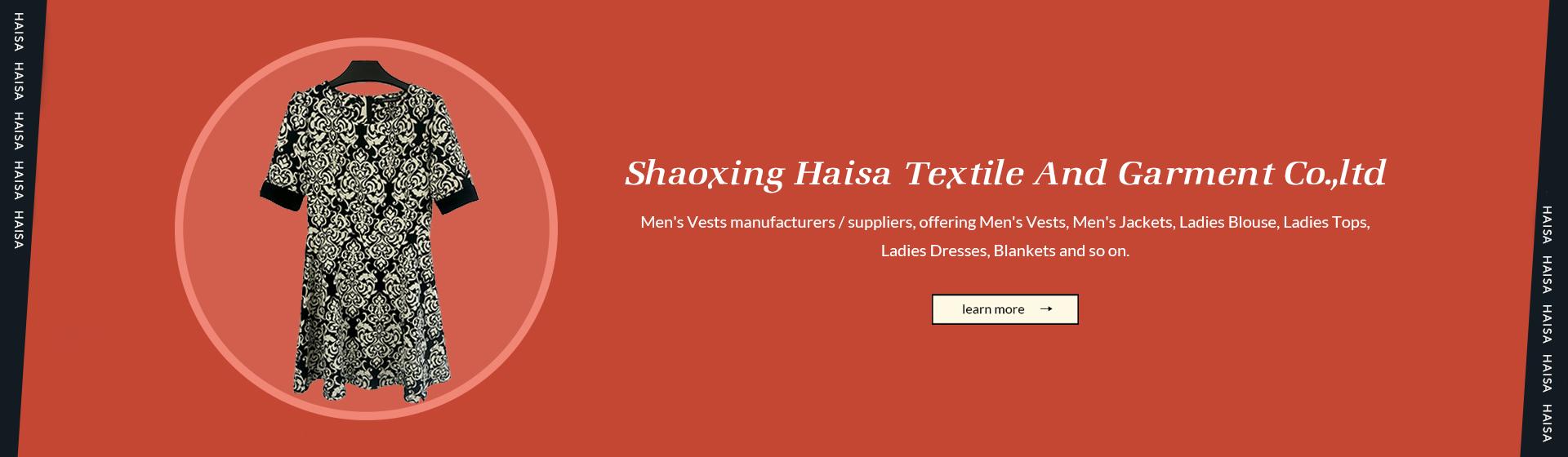 Shaoxing Haisa Textile And Garment Co.,Ltd