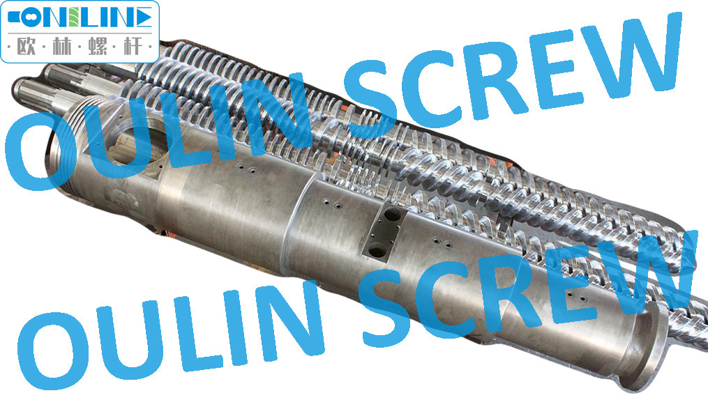 Supply 65/132 Twin Conical Screw and Barrel for PVC Granulation