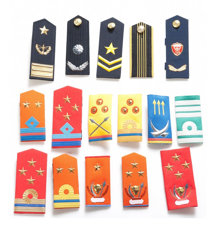 Military Rank Epaulettes /uniform Police Epaulettes, High Quality ...