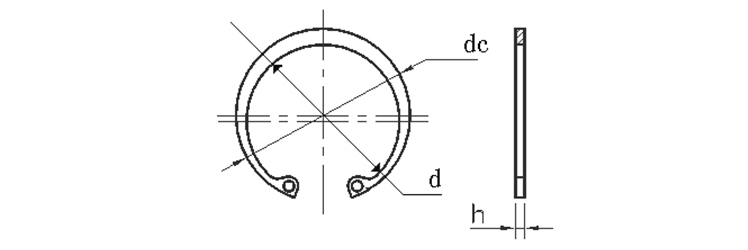 Stainless Steel Retaining Rings for Bores