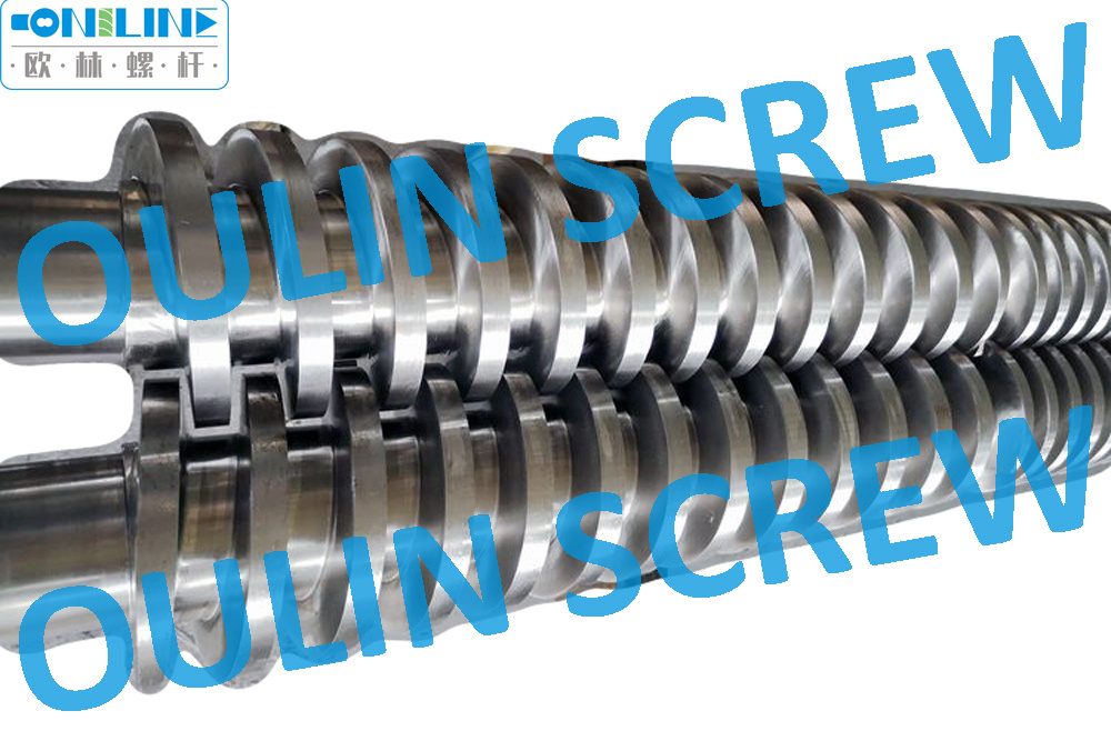 Cincinnati Cm68/156 Twin Conical Screw and Barrel for PVC Extrusion